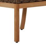 Product Image 4 for Montauk Resin Wicker Teak Outdoor Side Chair from Summer Classics