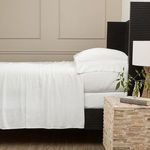 Product Image 5 for Remi White Bamboo/Linen Sheet Set from Pom Pom at Home
