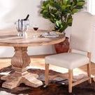 Product Image 8 for Pengrove Round Antique Oak Mango Wood Dining Table from World Interiors