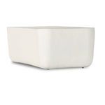 Product Image 2 for Basil Outdoor Large Rectangle Aluminum Coffee Table - Matte White Cast Aluminum from Four Hands