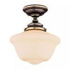 Product Image 1 for Classic Schoolhouse Design Semi Flush from Savoy House 