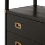 Product Image 6 for Bradley Brushed Black MDF 2-Drawer Nightstand from Essentials for Living