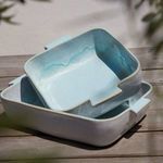 Product Image 2 for Eivissa Square Baker - Sea Blue from Casafina