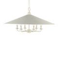 Product Image 3 for Brussels White Chandelier from Currey & Company