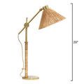 Product Image 3 for Fitzgerald Natural Abaca Rope Table Lamp from Jamie Young