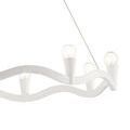 Product Image 4 for Serpentina White Chandelier from Currey & Company