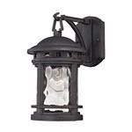 Product Image 1 for Costa Mesa 1 Light Outdoor Wall Lantern In Weathered Charcoal from Elk Lighting