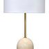 Product Image 1 for Holt Table Lamp In Travertine from Jamie Young