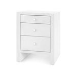 Product Image 4 for Morgan Grasscloth 3-Drawer Side Table from Villa & House