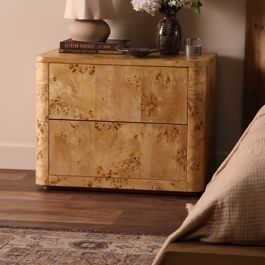 Product Image 19 for Mullins Burl Nightstand from Four Hands
