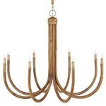 Product Image 2 for Samsara Rattan Chandelier from Currey & Company