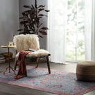 Product Image 9 for Ravinia Oriental Blue / Pink Runner Rug from Jaipur 