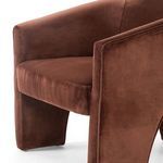 Product Image 4 for Fae Small Accent Chair - Burnt Auburn Velvet from Four Hands