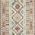 Runner style Zion Ivory / Multi Rug with elongated geometric pattern and southwestern motifs.