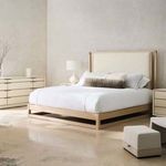 Product Image 3 for Pinstripe Upholstered Slatted Bed from Caracole