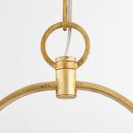 Product Image 3 for Malloy 3-Light Lantern - Vintage Gold Leaf from Hudson Valley