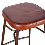 Product Image 2 for Hudson Backless Leather Counter Stool from World Interiors