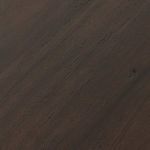 Close-up highlighting wood grain pattern and finish on the side panel of Fausto Coffee Table