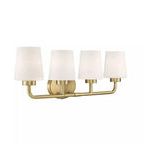 Product Image 1 for Capra Warm Brass 4 Light Bath from Savoy House 