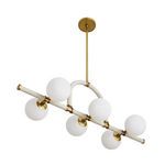 Product Image 7 for Harrison Antique Gold Brass Linear Steel Chandelier from Arteriors