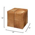 Product Image 3 for Small Hide Ottoman from Jamie Young