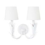 Product Image 1 for River Reed White Sconce Double from Regina Andrew Design