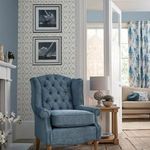 Product Image 2 for Laura Ashley Pinford Trellis Pale Seaspray Blue Removable Wallpaper from Graham & Brown