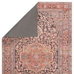 Product Image 7 for Chariot Indoor / Outdoor Medallion Orange / Dark Gray Area Rug from Jaipur 