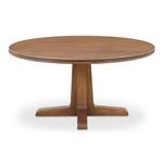 Charles dining table viewed from slightly lower angle showing full base.