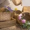 Product Image 1 for Set Of 3 Jute Ashulia Baskets W/Leather Handle from BIDKHome