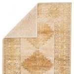 Product Image 4 for Enfield Hand Knotted Medallion Gold/ Gray Area Rug from Jaipur 