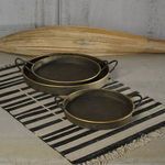 Product Image 3 for Archer Galvanized Trays, Round (Set Of 3) from Homart