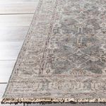 Product Image 4 for Theodora Hand-Knotted Medium Gray / Slate Rug - 2'6" x 8' from Surya