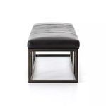 Product Image 3 for Beaumont Leather Bench - Rider Black from Four Hands
