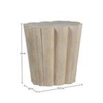 Product Image 5 for Bree White Washed Wooden Side Table from Gabby