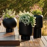 Product Image 1 for Lorenzo Concrete Outdoor Planter from Arteriors