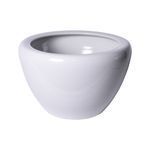 Product Image 1 for Off White Crackle Porcelain Apple Shape Planter from Legend of Asia