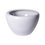 Product Image 1 for Off White Crackle Porcelain Apple Shape Planter from Legend of Asia