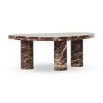 Product Image 14 for Zion Merlot Marble Small Coffee Table from Four Hands