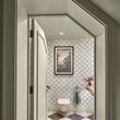 Product Image 2 for Laurel Leaf Trellis Mist Wallpaper from Graham & Brown