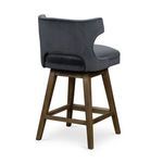 Product Image 12 for Task Modern Velvet Shadow Swivel Stool from Four Hands