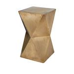 Product Image 1 for Faceted Stool With Brass Cladding from Elk Home