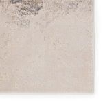 Close-up of rug surface highlighting subtle silver shimmer and variation in pile height.