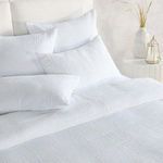 Product Image 4 for Camille White Linen Blend Fabric Duvet from Classic Home Furnishings