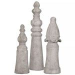 Product Image 2 for Uttermost Asmund Aged Ivory Finials S/3 from Uttermost