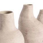 Product Image 4 for Arid Ceramic Vases, Set Of 3 - Distressed Cream from Four Hands