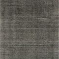 Modern Beverly Charcoal Rug with hand-loomed rayon and wool pile, charcoal gray with subtle linear texture