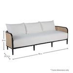 Product Image 4 for Havana Cane Sofa from Summer Classics