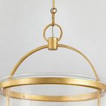 Product Image 2 for Malloy 4-Light Lantern - Vintage Gold Leaf from Hudson Valley