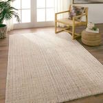 Product Image 5 for Abdar Handmade Striped Tan / Gray Rug 8' x 10' from Jaipur 